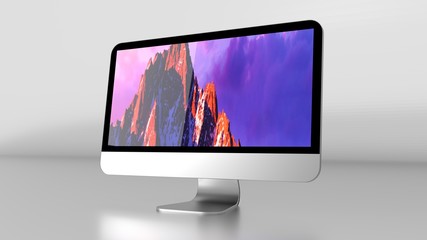 Modern desktop computer compact design