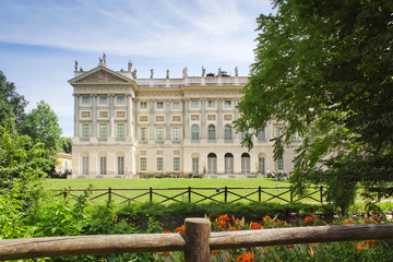 villa reale a milano in italia, royal palace in milan in italy