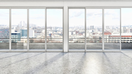 large luxury modern bright interiors apartment Living room illustration 3D rendering computer generated image