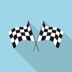 Fototapeta premium Vector illustration of car and rally logo. Collection of car and race stock symbol for web.