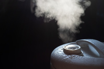 The steam from the rice cooker,low key