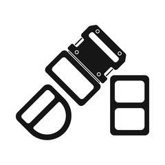 Vector design of mountaineering and peak logo. Set of mountaineering and camp stock symbol for web.