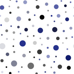 Dark BLUE vector seamless cover with spots.