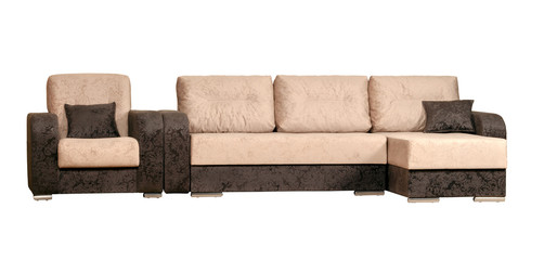 sofa isolated on white background