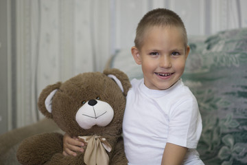 Portrait of smiling boy