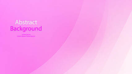 Pink color and white color background abstract art vector 
