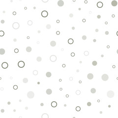 Light Gray vector seamless layout with circle shapes.