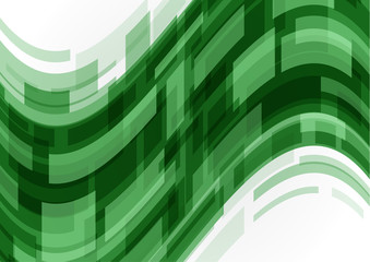 Obraz premium Vector illustration of an abstract background with waves of lines of colored rectangles. Business background for use in web design.