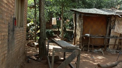 Rustic Ranch in the Countryside. Filmed in Paraguay.