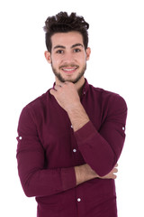 standing confidently