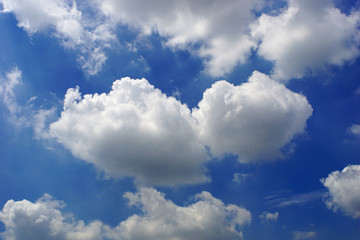 Fototapeta premium closeup cloud with blue sky