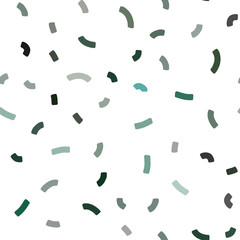 Dark Green vector seamless template with bubble shapes.