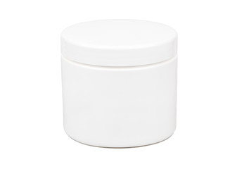 Plastic jar for cosmetics