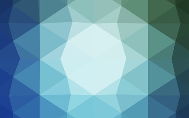 Light Orange vector shining triangular layout.