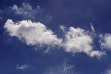 Fototapeta na wymiar closeup cloud with blue sky