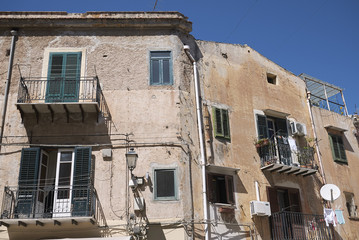 Monreale, Italy - September 11, 2018 : Building in Monreale