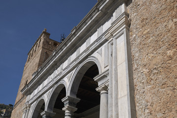Obraz premium Monreale, Italy - September 11, 2018 : View of Monreale cathedral