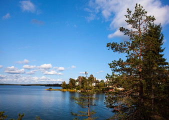 Fototapeta na wymiar View from Lidingo Island,Stockholm