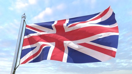 Weaving flag of the country United Kingdom