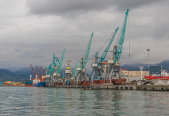 Batumi is a seaside city considered the georgian Las Vegas. Here a look at its harbour located on the Black Sea