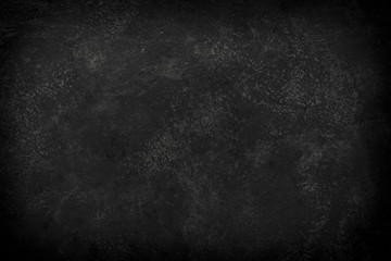 Black stone slate background.