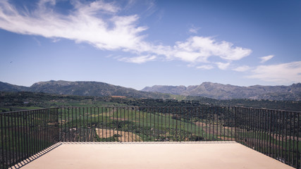 Panorama view andalusia