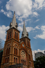 Fototapeta na wymiar Ho Chi Minh City cathedral