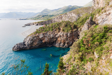 A breathtaking view from the panoramic terrace of San Nicola Arcella