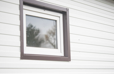 Obraz premium white window on wall