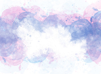 Abstract beautiful Colorful watercolor illustration painting background and backdrop.