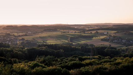 panoramic view sunset