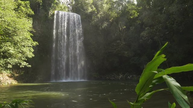 Millaa Milla Falls in the summer in Queensland, Australia