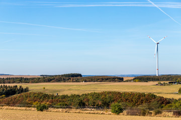 Windräder im Feld