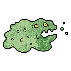 grunge textured illustration cartoon germ