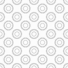 Geometric seamless pattern. Circles