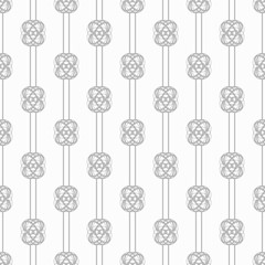 Geometric seamless pattern. Chain, lace