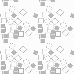 Geometric seamless pattern. Square