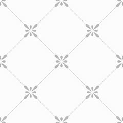 Fototapeta premium abstract floral seamless pattern with flowers, netting and leaves