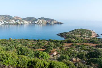 Bay at the Northern coast of Crete near the village of Bali