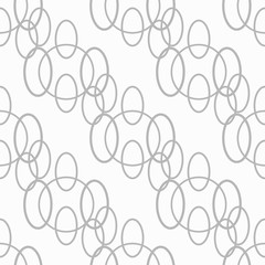 Seamless geometric abstract pattern with circles and rings