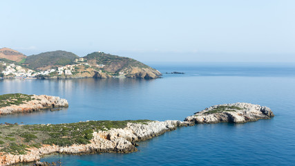 Bay at the Northern coast of Crete near the village of Bali