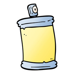 vector gradient illustration cartoon spray can