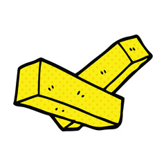 comic book style cartoon fries