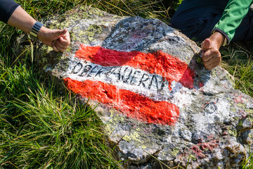 Obraz premium Wandern in Obertauern im Salzburger Land