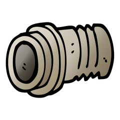 vector gradient illustration cartoon pipe fitting