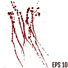 blood drops - criminality and violence - bloody spray