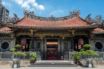 The Longshan Mengija temple in Taipei, Taiwan
