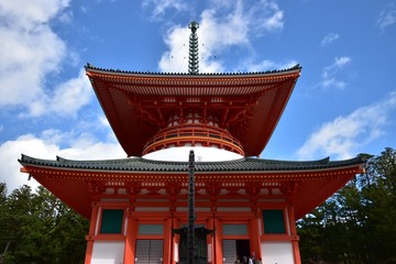 Nemoto big tow in Koyasan which is a world heritage site