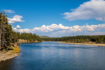Yellowstone Lake as seen from Fishing Bridge