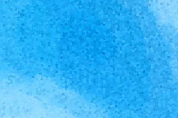 3d rendering of gradient blue mosaic floor